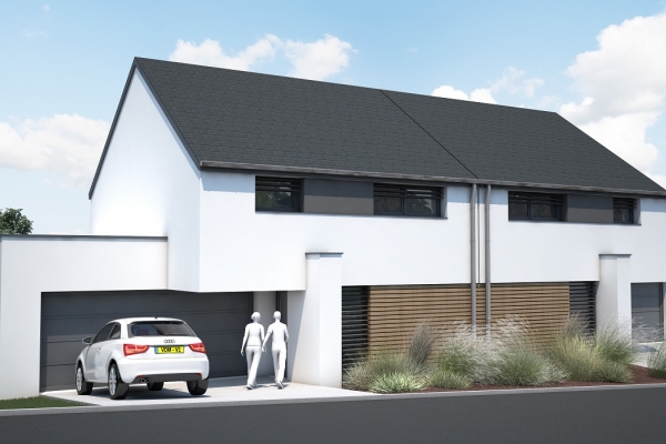 Maisons jumelées à Berbourg 1